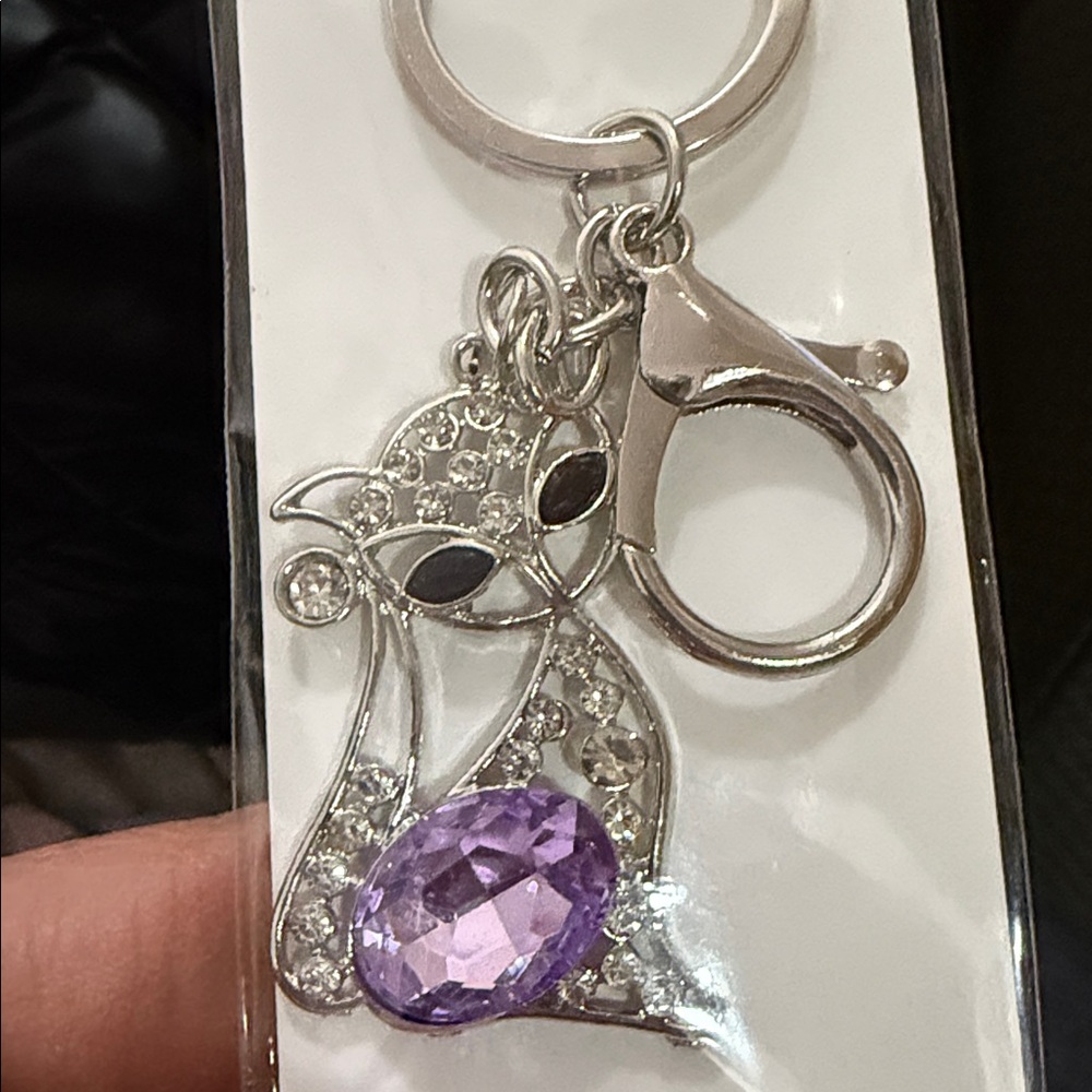 Chic kitty cat Keychain and bag charm - Picture 6 of 8